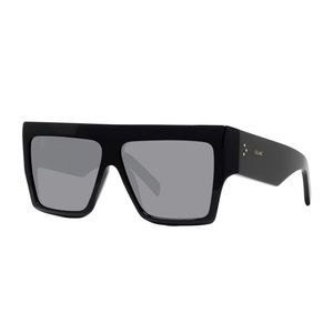 Celine black chunky rectangle sunglasses CL400921